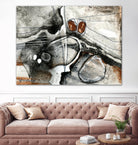 Complexe rocheux (Détail 1) by Sylvie Cloutier on GIANT ART - brown abstract