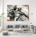 Complexe rocheux (Détail 1) by Sylvie Cloutier on GIANT ART - brown abstract