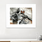 Complexe rocheux (Détail 1) by Sylvie Cloutier on GIANT ART - brown abstract