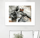 Complexe rocheux (Détail 1) by Sylvie Cloutier on GIANT ART - brown abstract