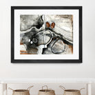 Complexe rocheux (Détail 1) by Sylvie Cloutier on GIANT ART - brown abstract