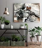 Complexe rocheux (Détail 1) by Sylvie Cloutier on GIANT ART - brown abstract