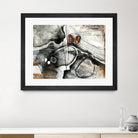 Complexe rocheux (Détail 1) by Sylvie Cloutier on GIANT ART - brown abstract