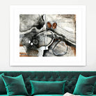 Complexe rocheux (Détail 1) by Sylvie Cloutier on GIANT ART - brown abstract