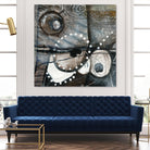 Irrégularité de l'écorce (Détail 1) by Sylvie Cloutier on GIANT ART - grey abstract