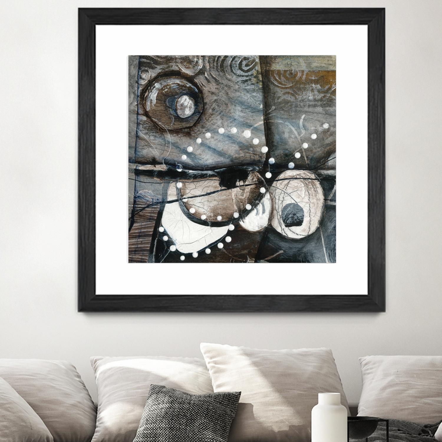 Irrégularité de l'écorce (Détail 1) by Sylvie Cloutier on GIANT ART - grey abstract