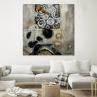 Signe de terre 3 (Détail 2) by Sylvie Cloutier on GIANT ART - grey abstract