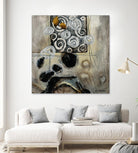 Signe de terre 3 (Détail 2) by Sylvie Cloutier on GIANT ART - grey abstract