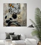 Signe de terre 3 (Détail 2) by Sylvie Cloutier on GIANT ART - grey abstract