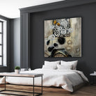 Signe de terre 3 (Détail 2) by Sylvie Cloutier on GIANT ART - grey abstract