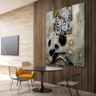 Signe de terre 3 (Détail 2) by Sylvie Cloutier on GIANT ART - grey abstract