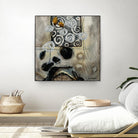 Signe de terre 3 (Détail 2) by Sylvie Cloutier on GIANT ART - grey abstract