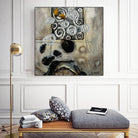 Signe de terre 3 (Détail 2) by Sylvie Cloutier on GIANT ART - grey abstract