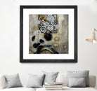 Signe de terre 3 (Détail 2) by Sylvie Cloutier on GIANT ART - grey abstract