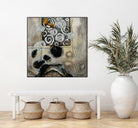 Signe de terre 3 (Détail 2) by Sylvie Cloutier on GIANT ART - grey abstract