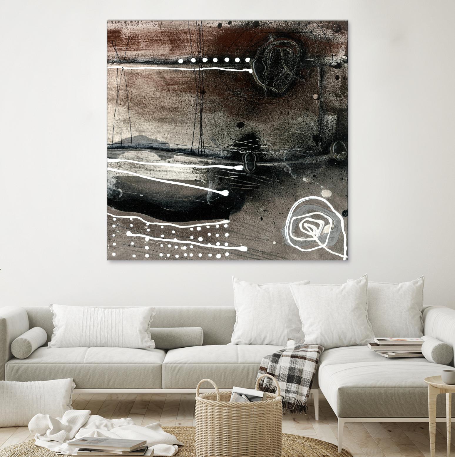 Fatalité (Détail 2) by Sylvie Cloutier on GIANT ART - white abstract