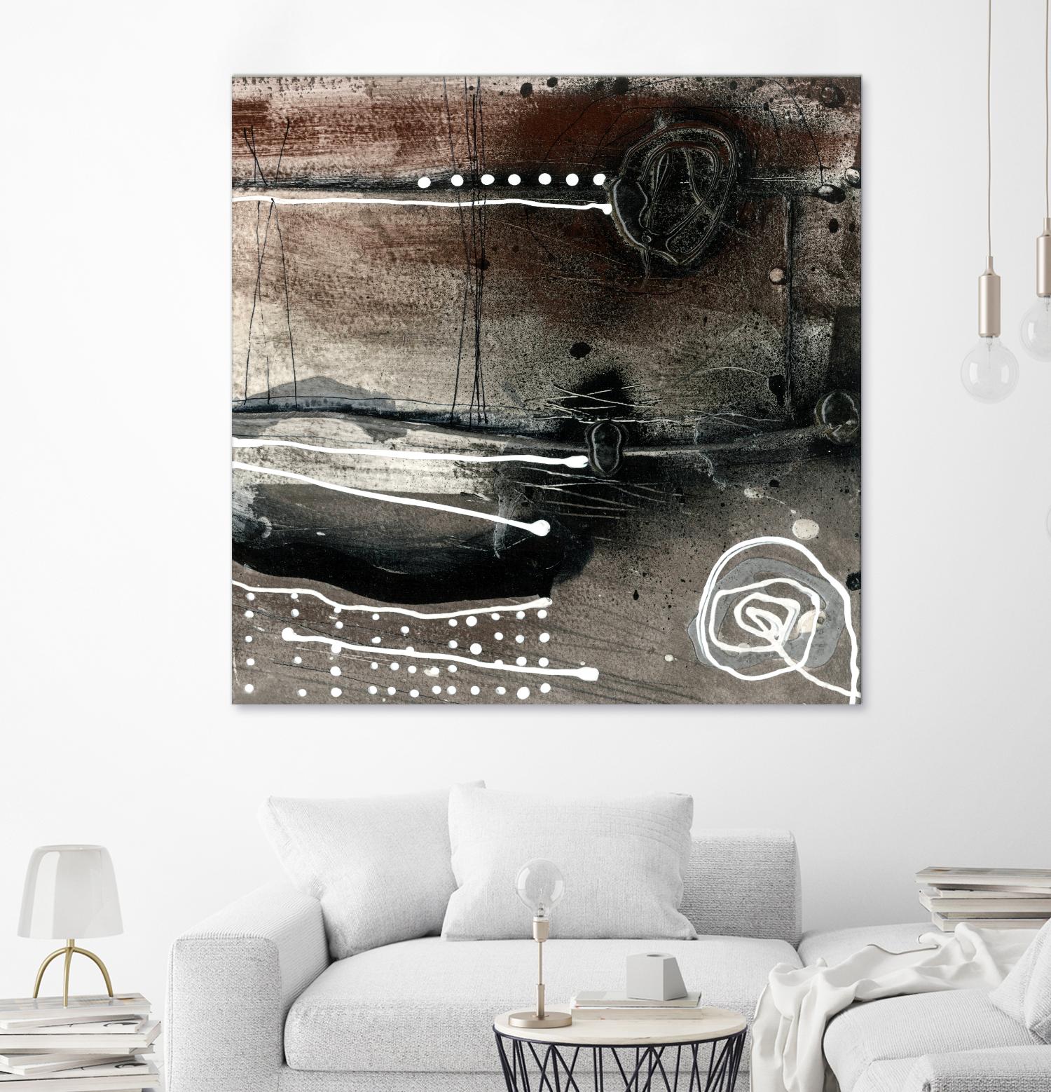 Fatalité (Détail 2) by Sylvie Cloutier on GIANT ART - white abstract