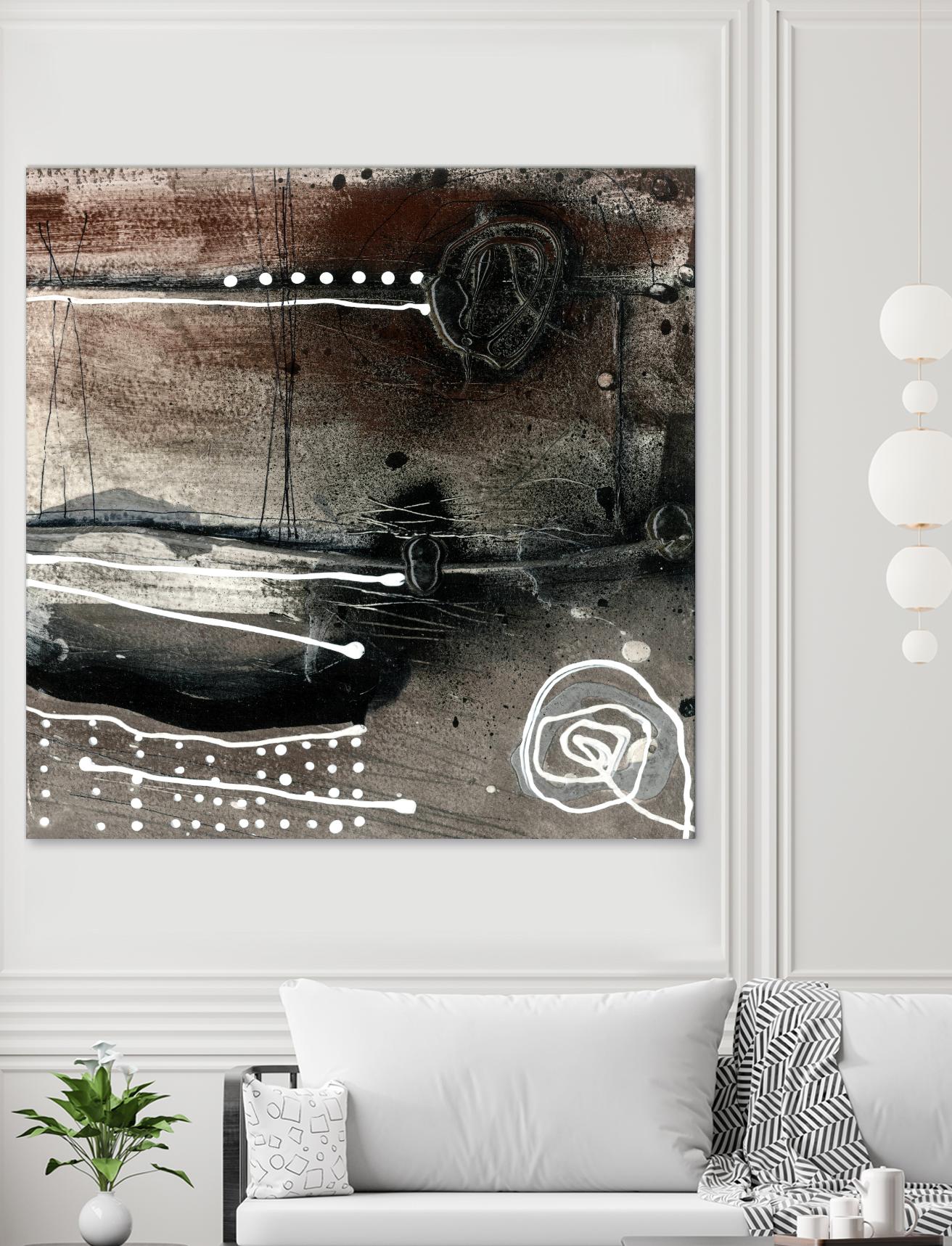 Fatalité (Détail 2) by Sylvie Cloutier on GIANT ART - white abstract