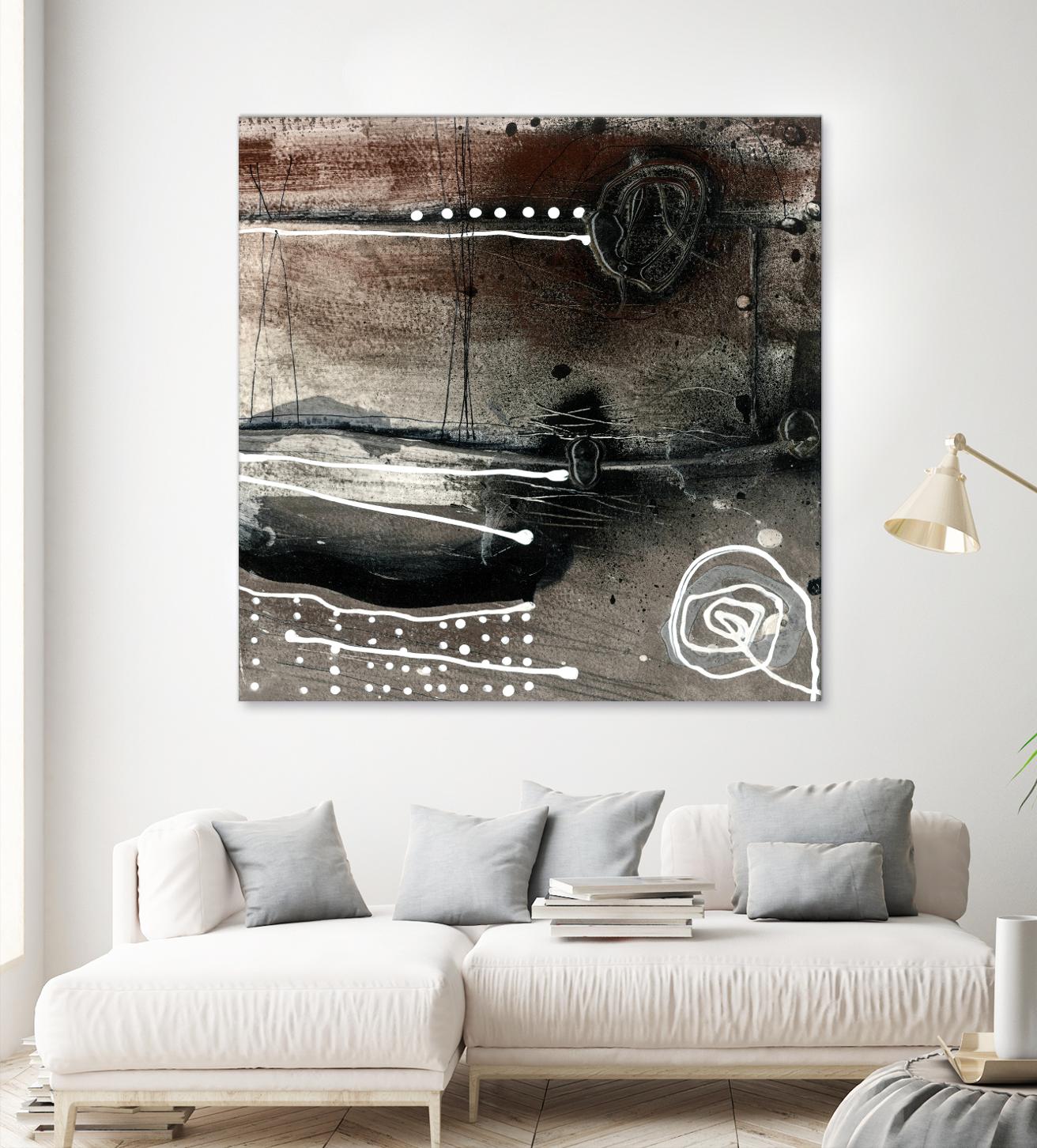 Fatalité (Détail 2) by Sylvie Cloutier on GIANT ART - white abstract