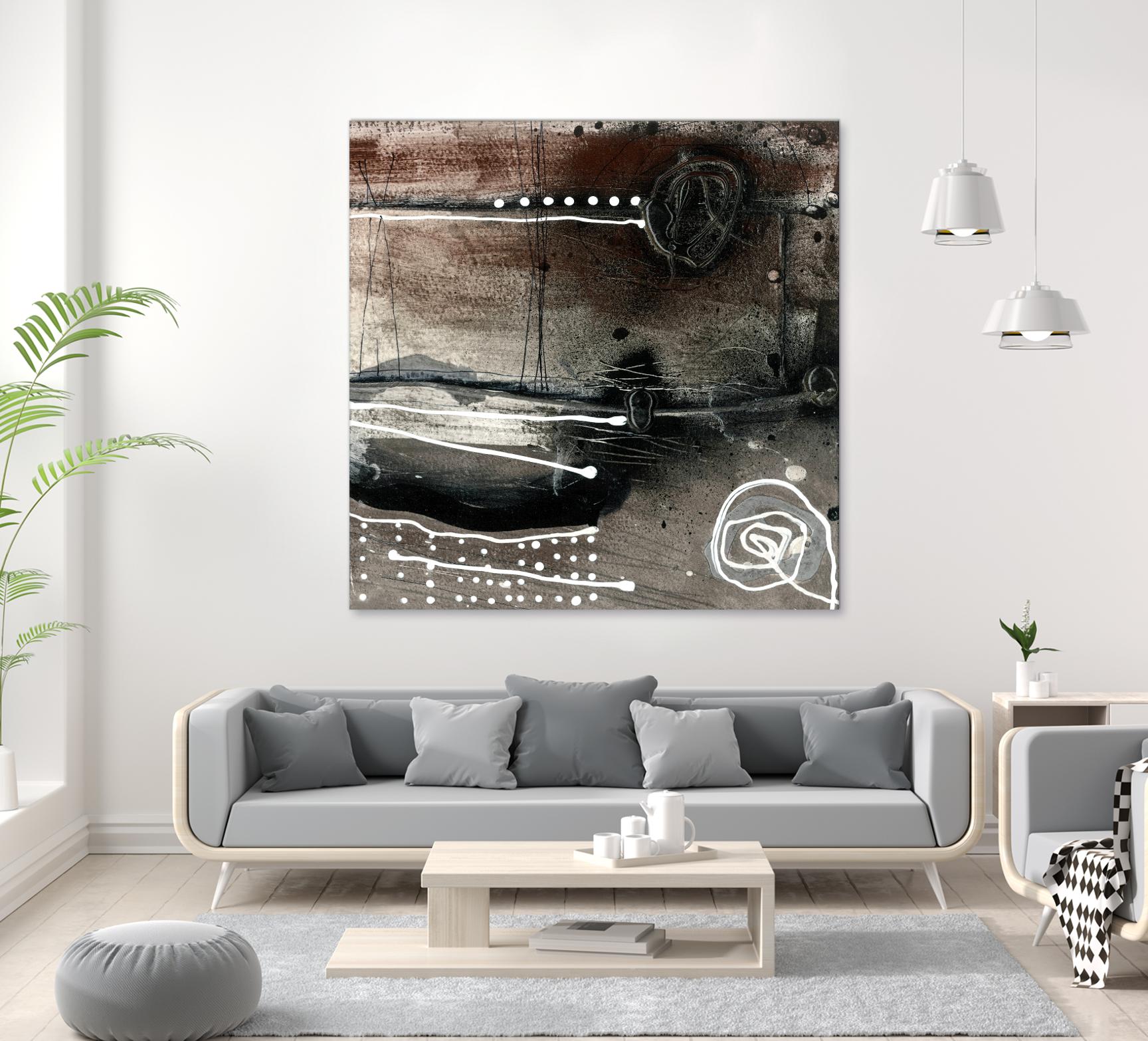 Fatalité (Détail 2) by Sylvie Cloutier on GIANT ART - white abstract