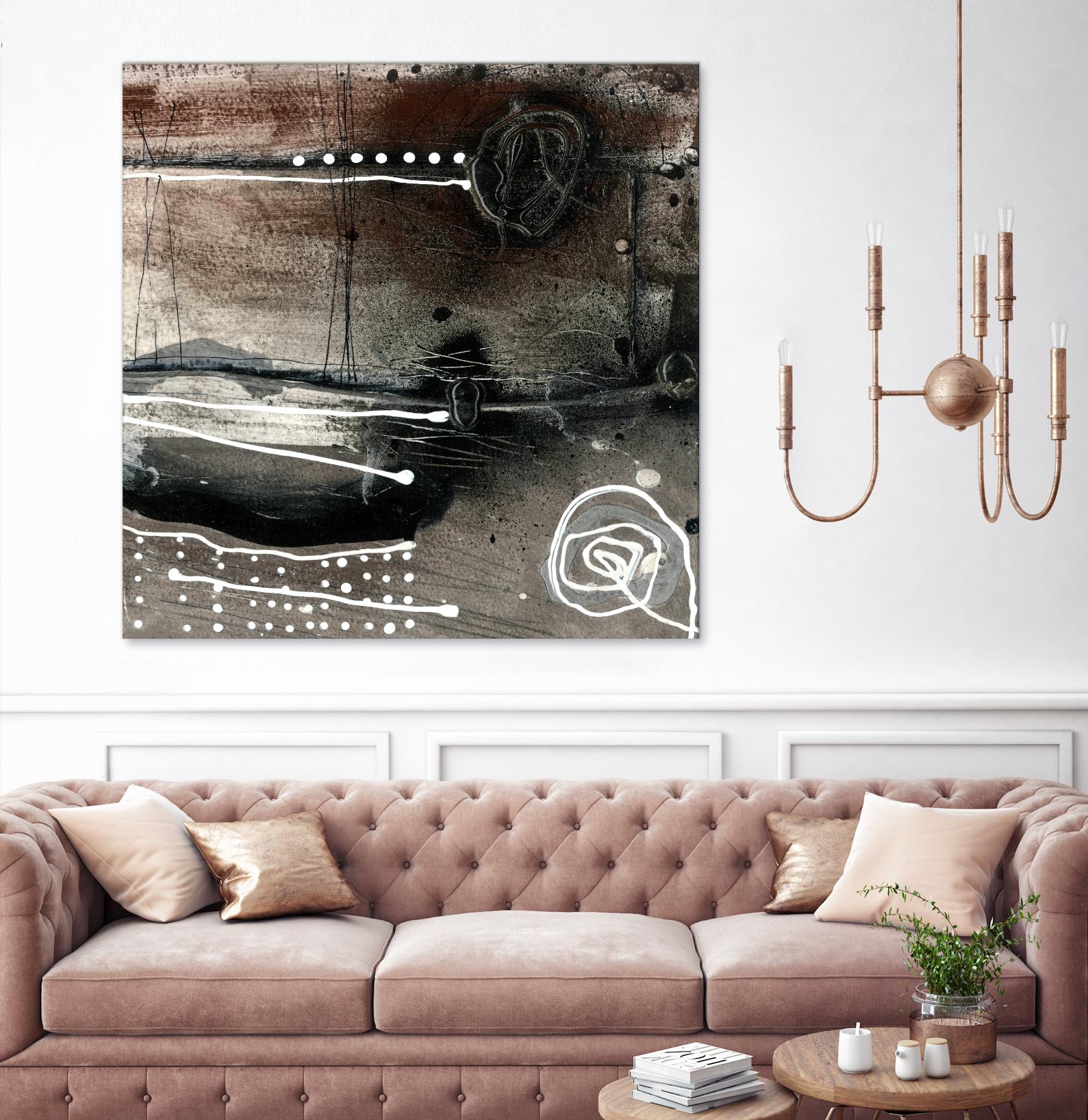 Fatalité (Détail 2) by Sylvie Cloutier on GIANT ART - white abstract