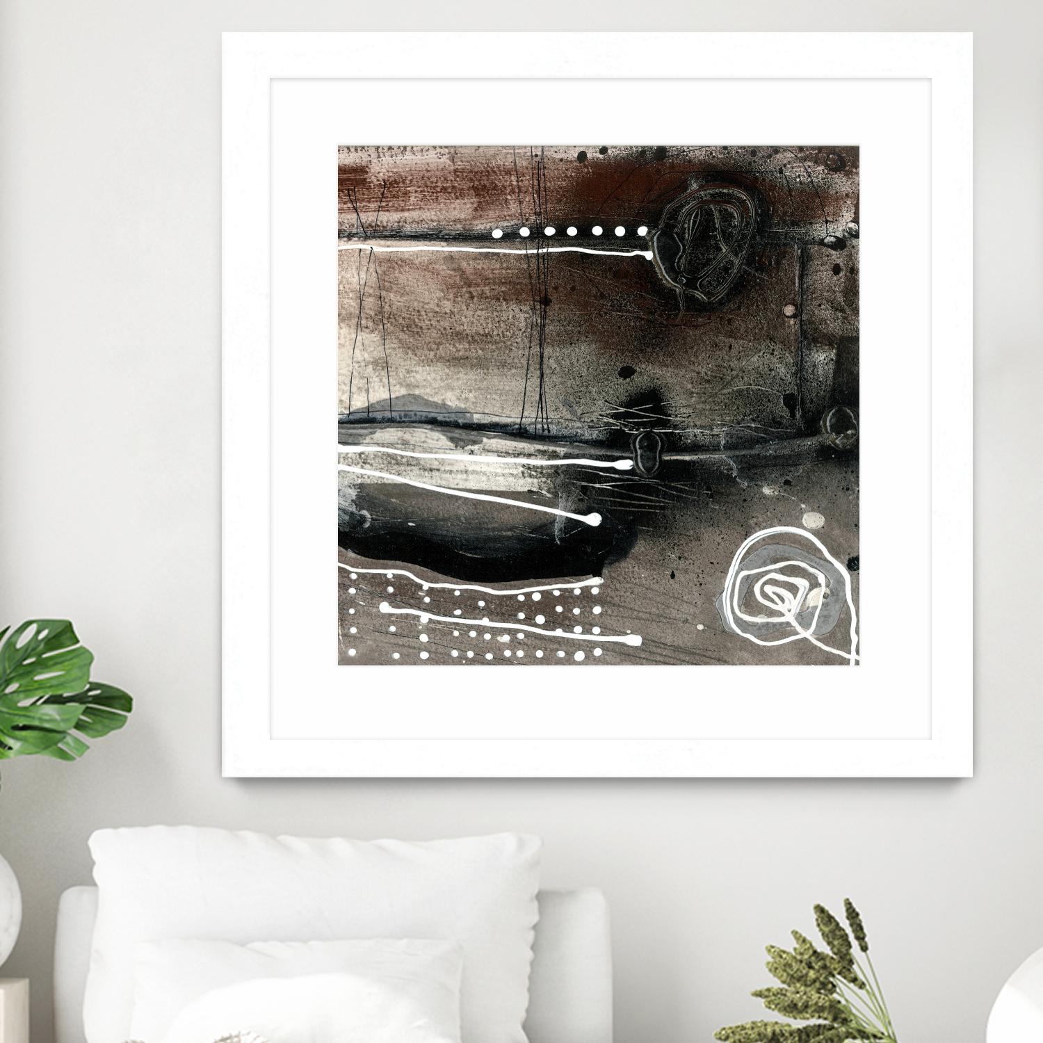 Fatalité (Détail 2) by Sylvie Cloutier on GIANT ART - white abstract