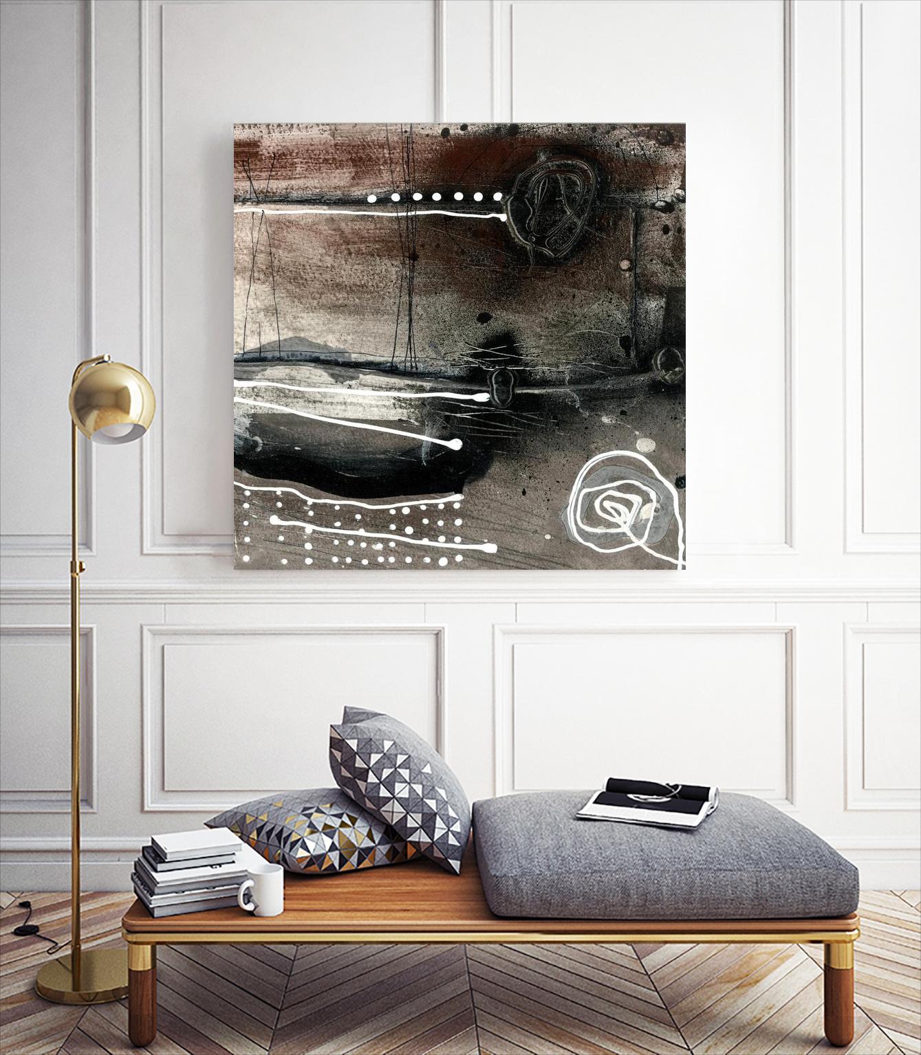 Fatalité (Détail 2) by Sylvie Cloutier on GIANT ART - white abstract