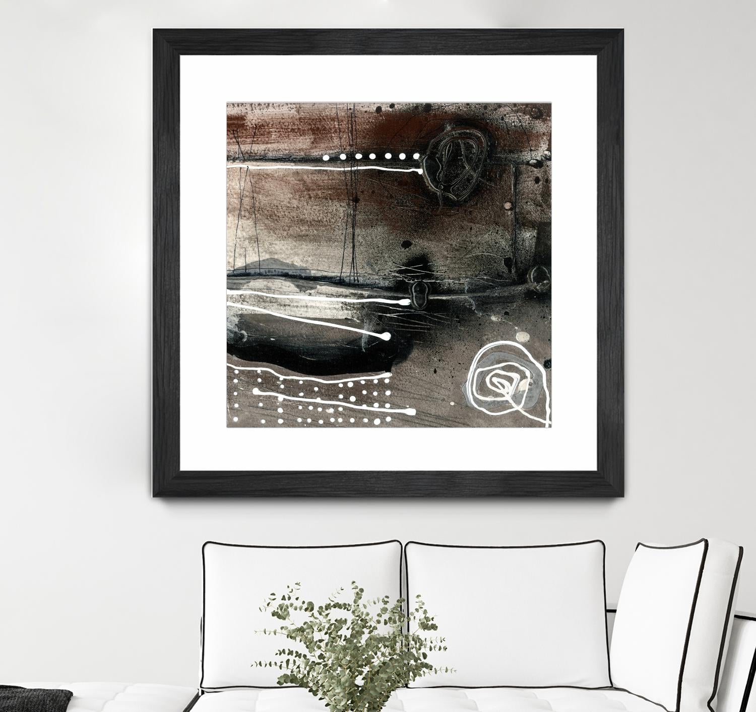 Fatalité (Détail 2) by Sylvie Cloutier on GIANT ART - white abstract