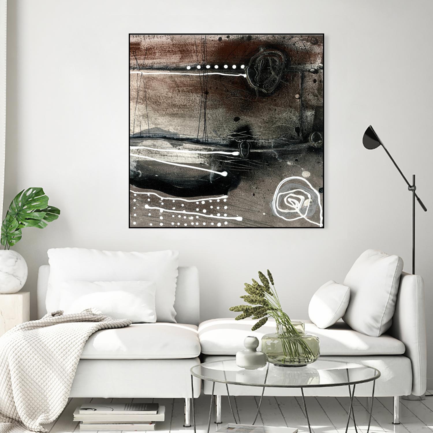 Fatalité (Détail 2) by Sylvie Cloutier on GIANT ART - white abstract