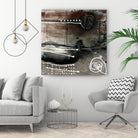 Fatalité (Détail 2) by Sylvie Cloutier on GIANT ART - white abstract