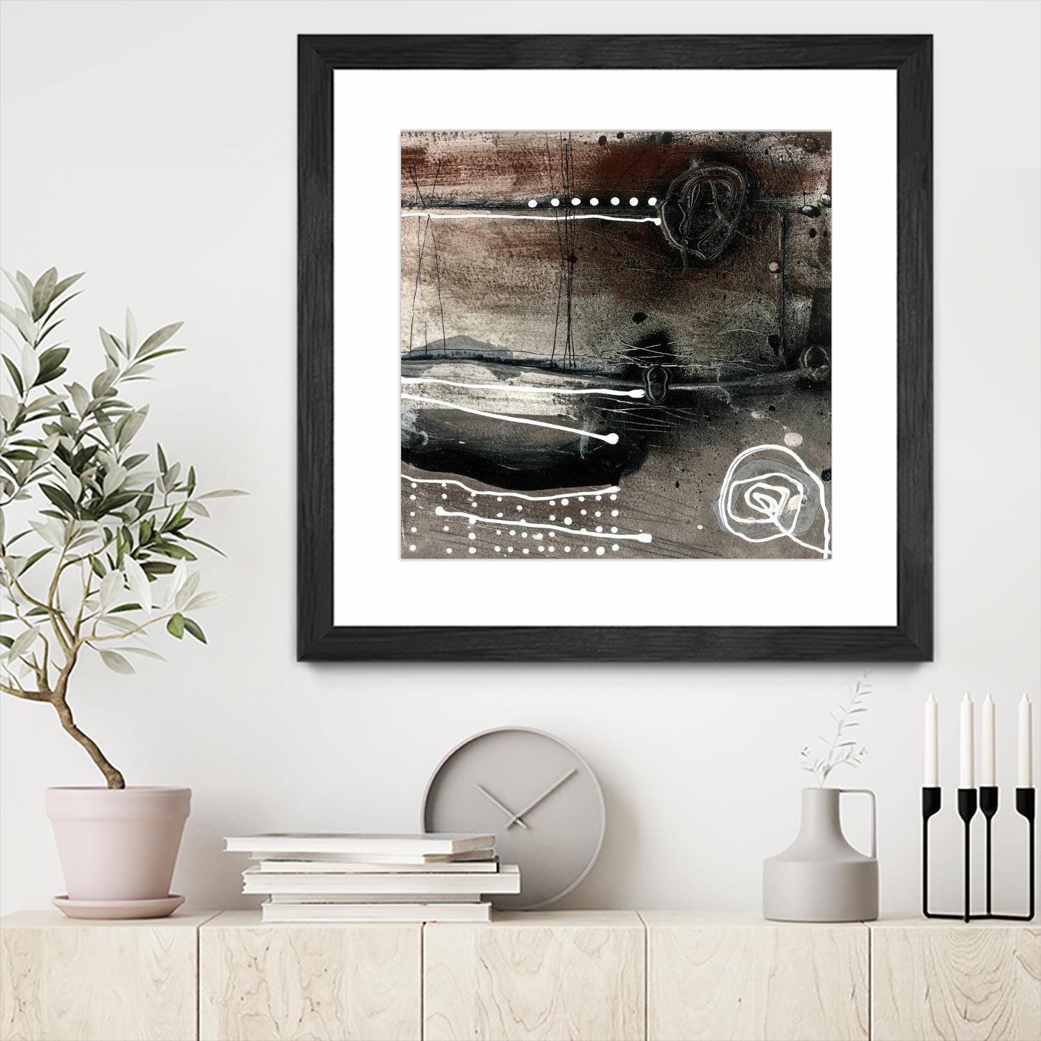 Fatalité (Détail 2) by Sylvie Cloutier on GIANT ART - white abstract