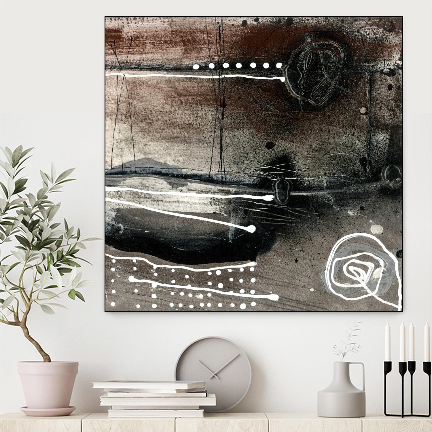 Fatalité (Détail 2) by Sylvie Cloutier on GIANT ART - white abstract