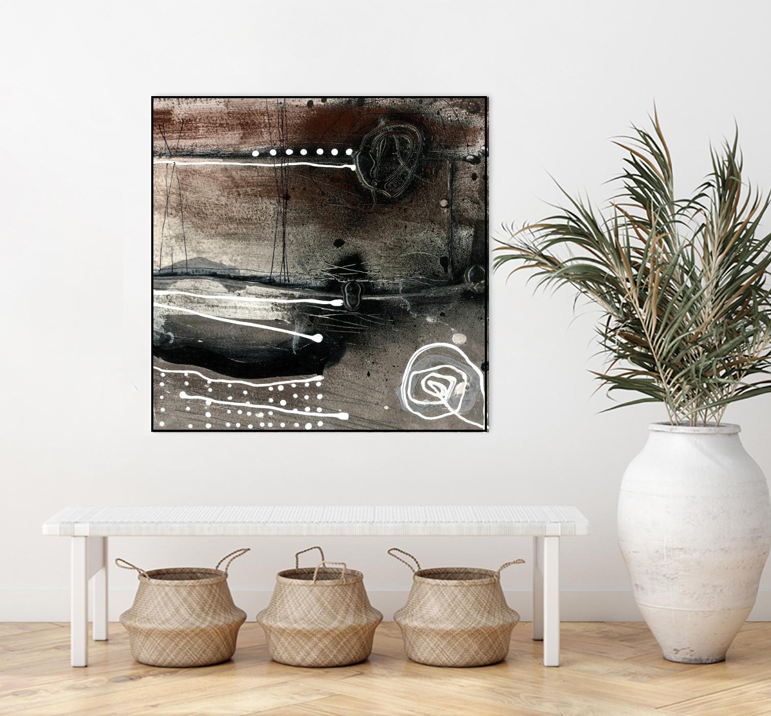 Fatalité (Détail 2) by Sylvie Cloutier on GIANT ART - white abstract