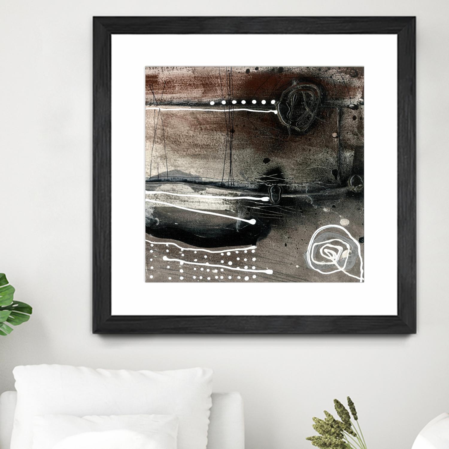 Fatalité (Détail 2) by Sylvie Cloutier on GIANT ART - white abstract