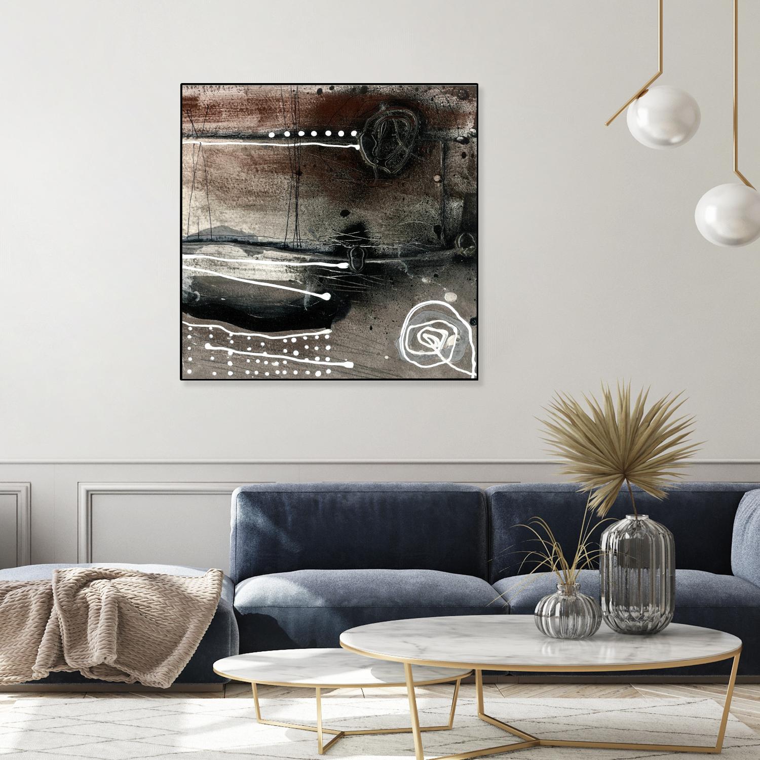 Fatalité (Détail 2) by Sylvie Cloutier on GIANT ART - white abstract