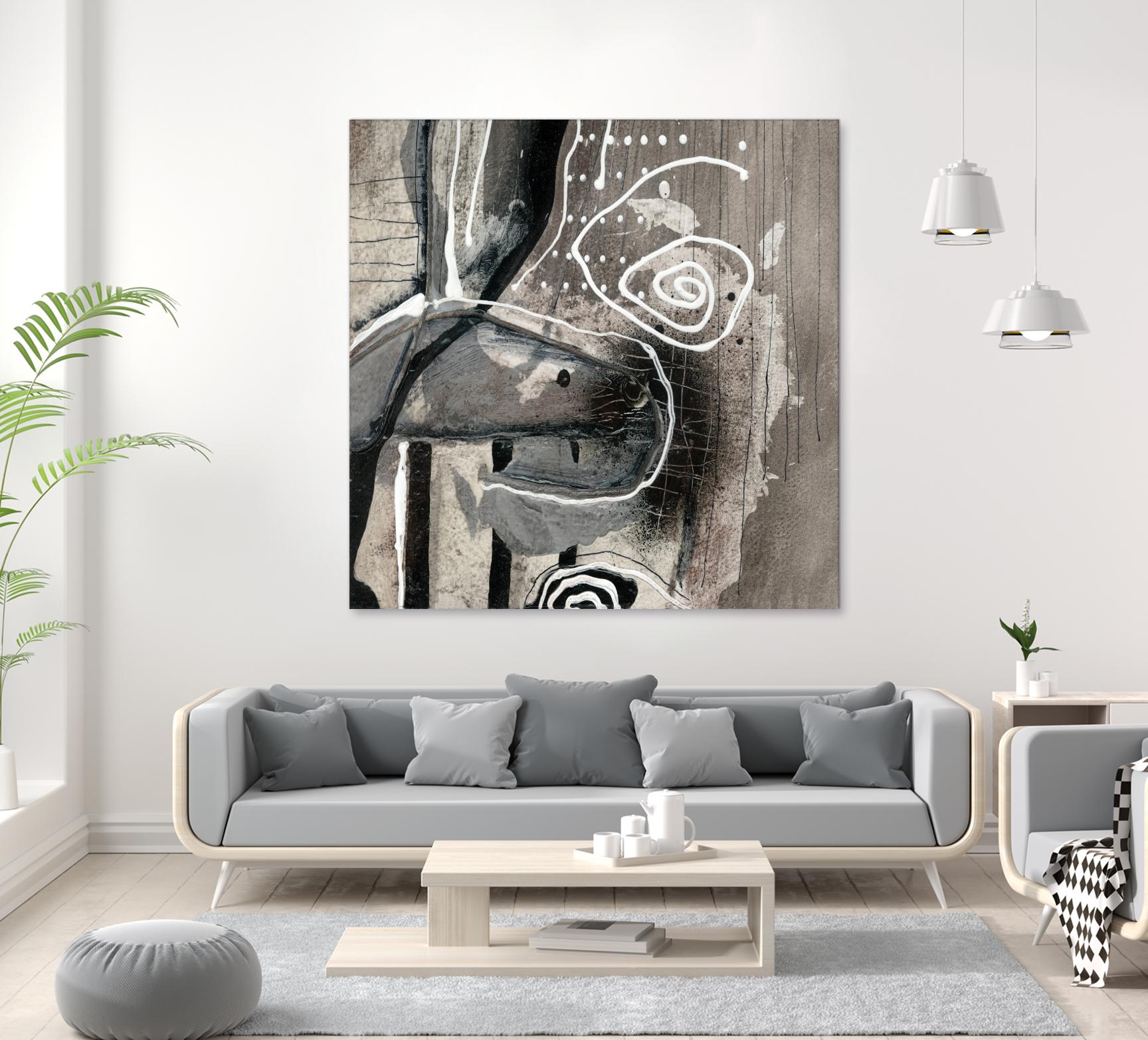 Fatalité (Détail 3) by Sylvie Cloutier on GIANT ART - white abstract