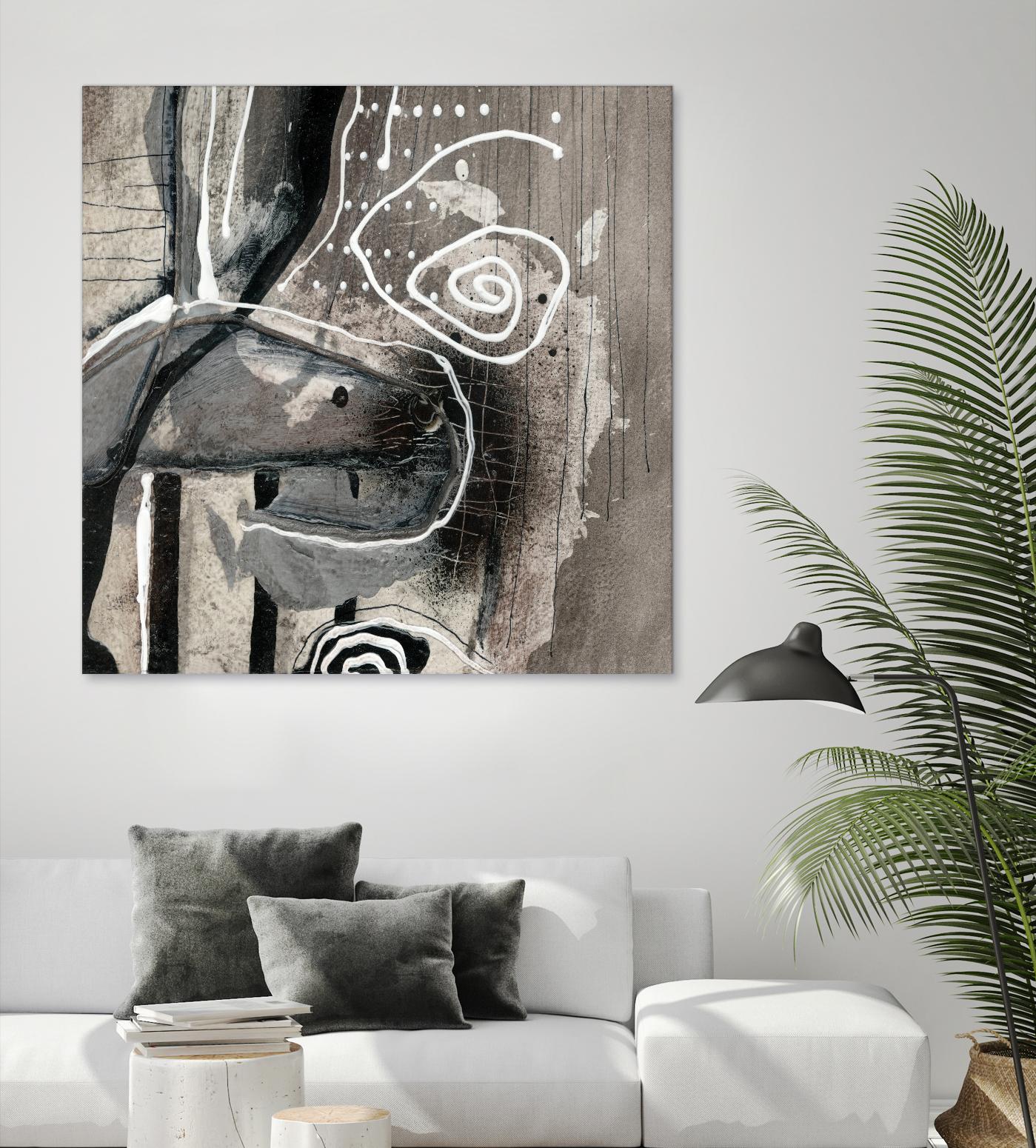 Fatalité (Détail 3) by Sylvie Cloutier on GIANT ART - white abstract