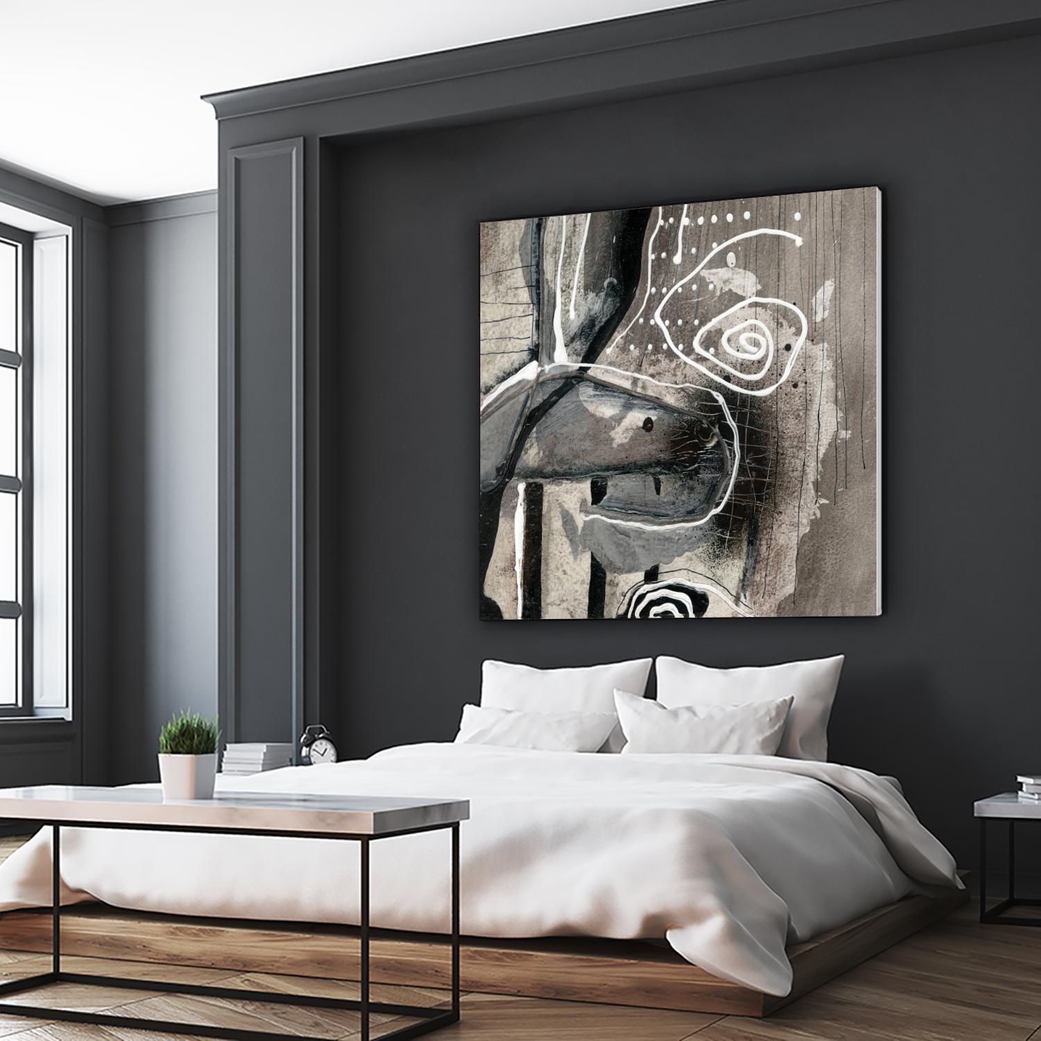 Fatalité (Détail 3) by Sylvie Cloutier on GIANT ART - white abstract