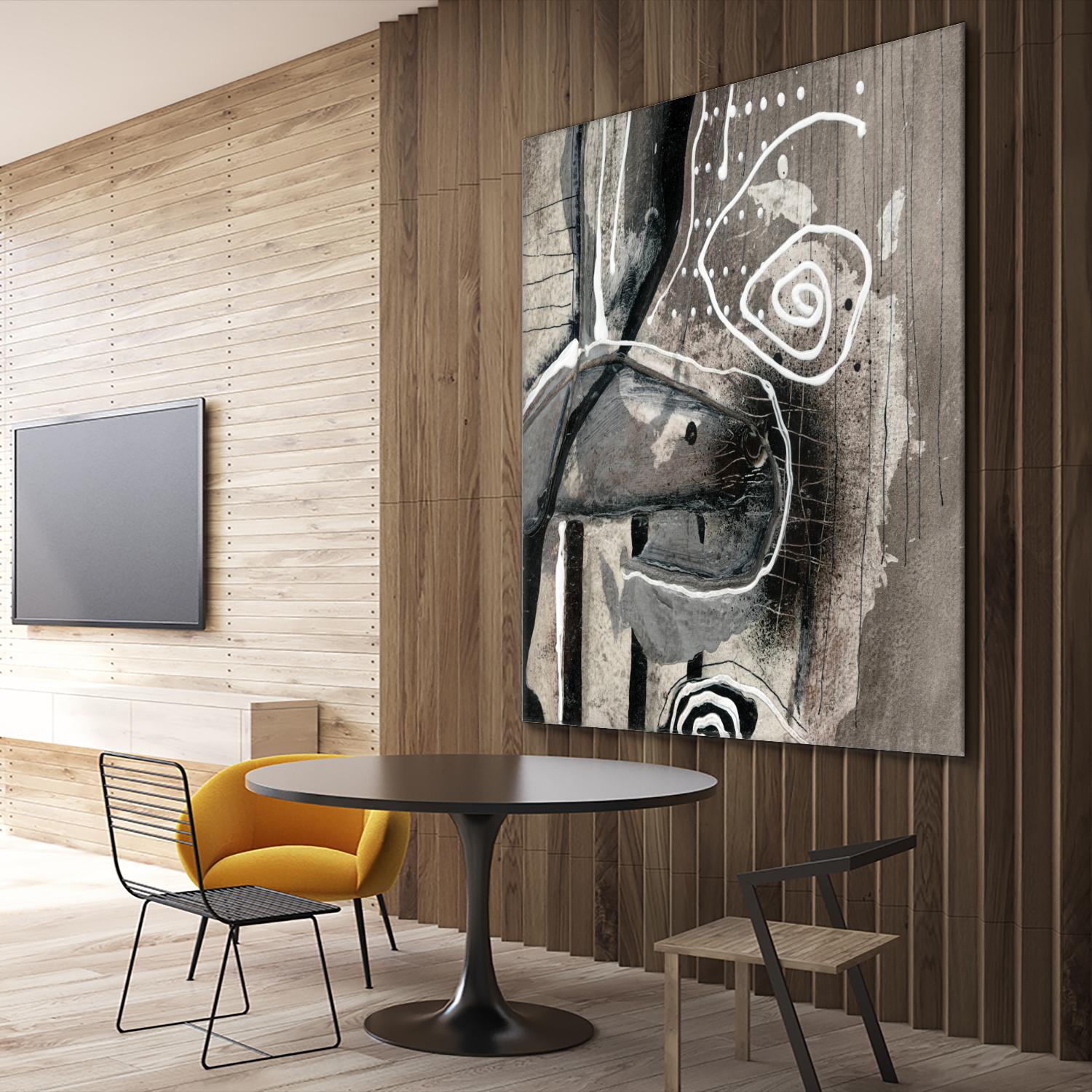 Fatalité (Détail 3) by Sylvie Cloutier on GIANT ART - white abstract