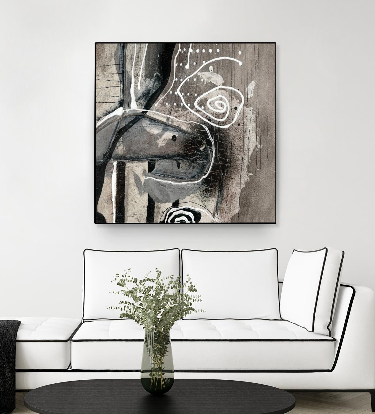 Fatalité (Détail 3) by Sylvie Cloutier on GIANT ART - white abstract