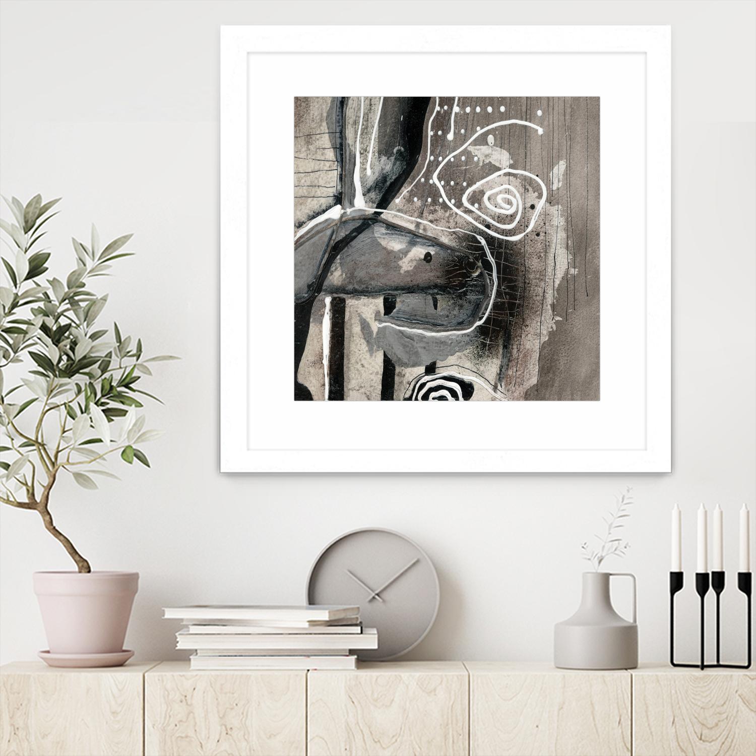 Fatalité (Détail 3) by Sylvie Cloutier on GIANT ART - white abstract