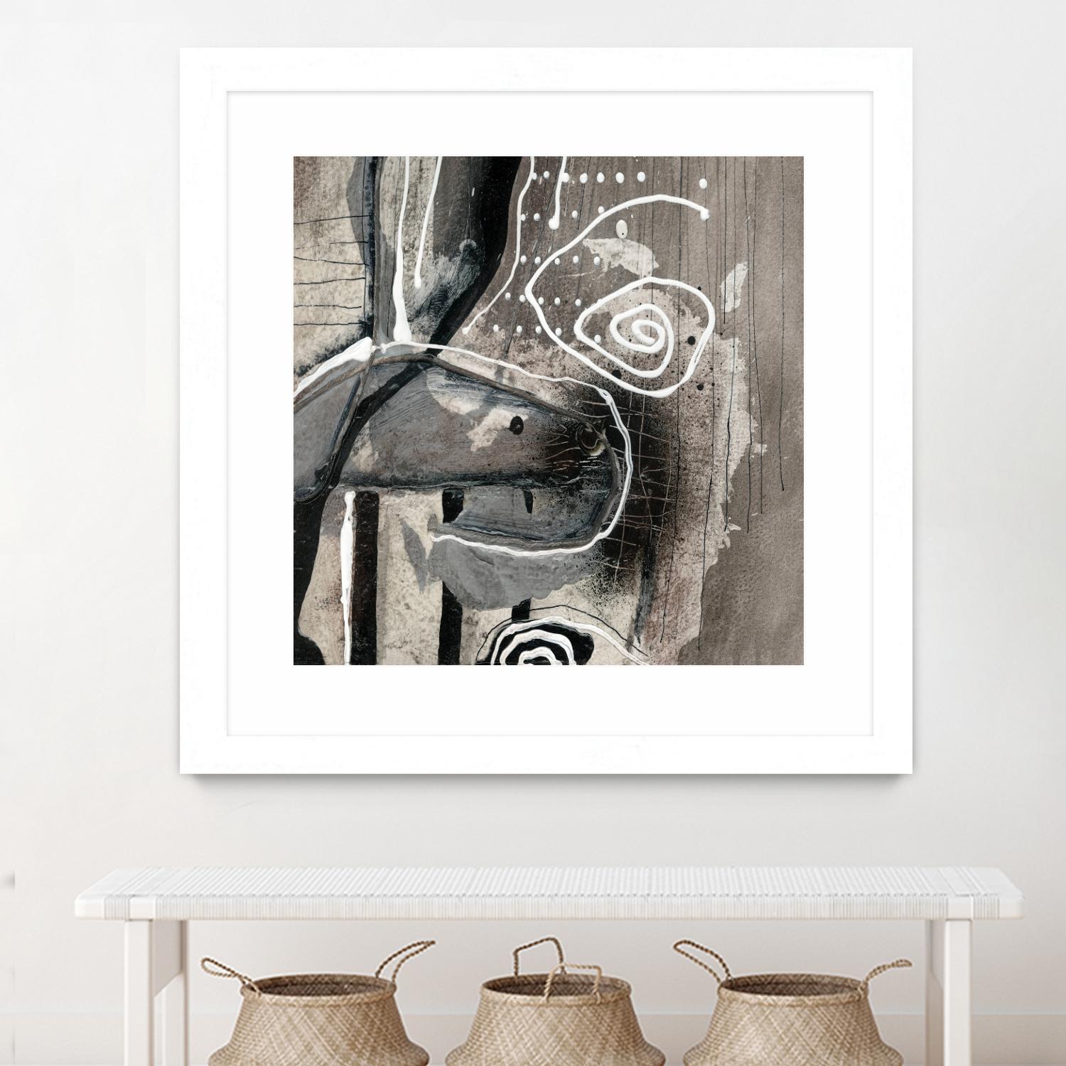 Fatalité (Détail 3) by Sylvie Cloutier on GIANT ART - white abstract