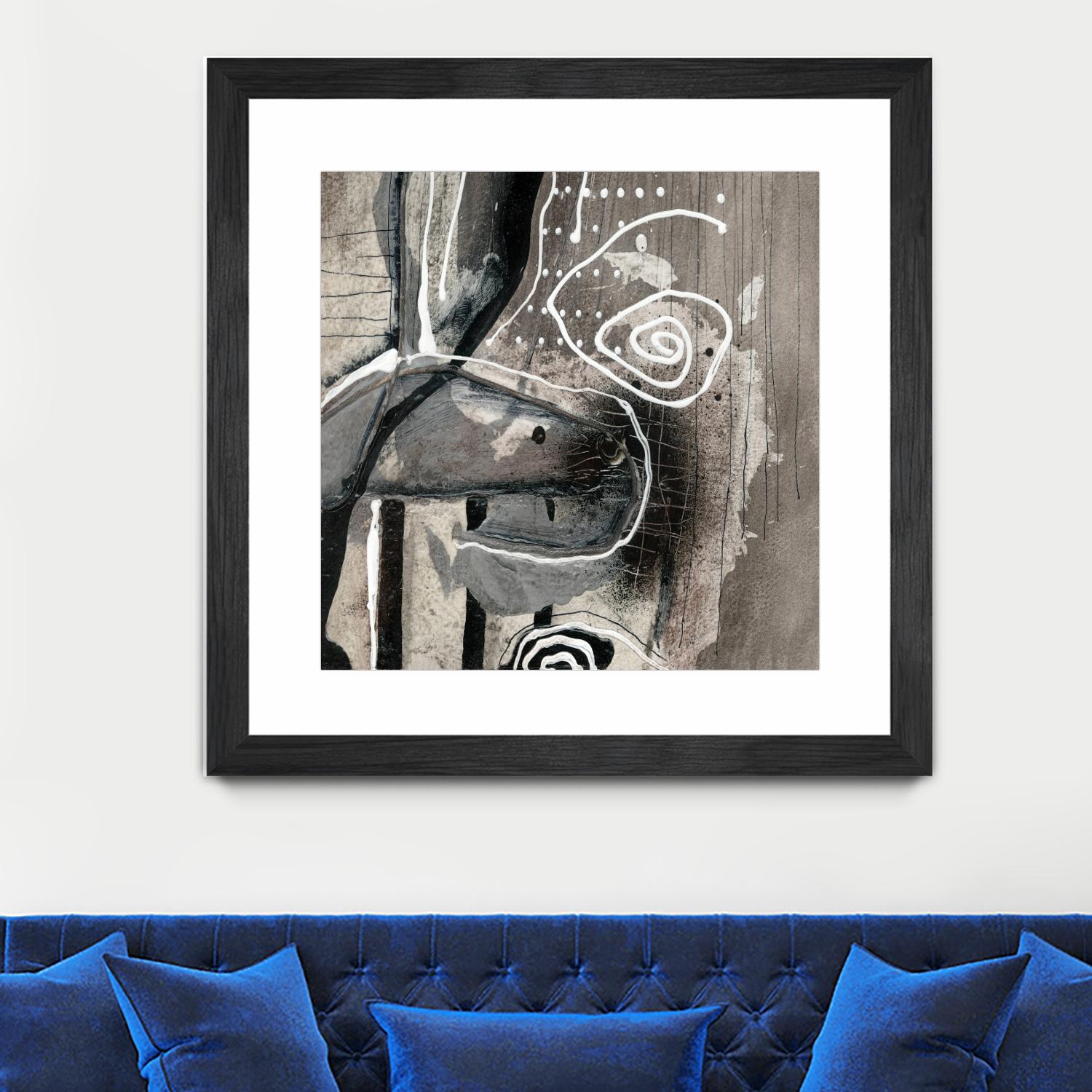 Fatalité (Détail 3) by Sylvie Cloutier on GIANT ART - white abstract