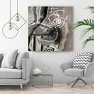 Fatalité (Détail 3) by Sylvie Cloutier on GIANT ART - white abstract