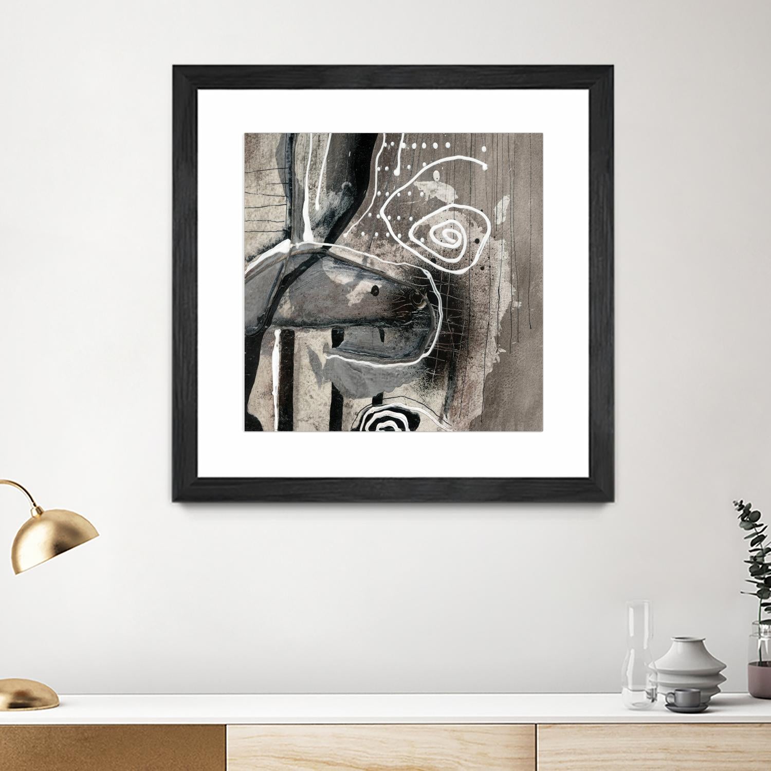 Fatalité (Détail 3) by Sylvie Cloutier on GIANT ART - white abstract