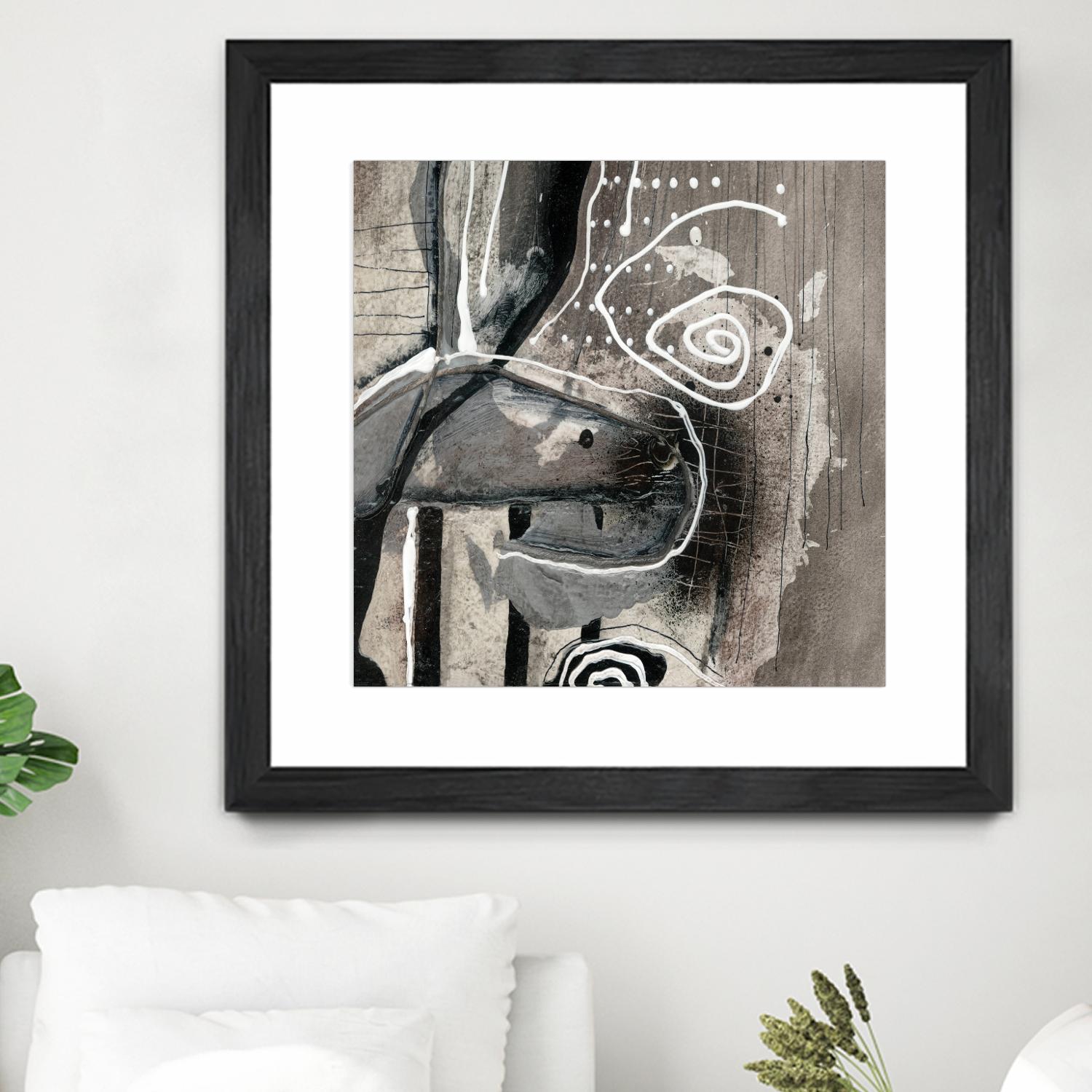 Fatalité (Détail 3) by Sylvie Cloutier on GIANT ART - white abstract