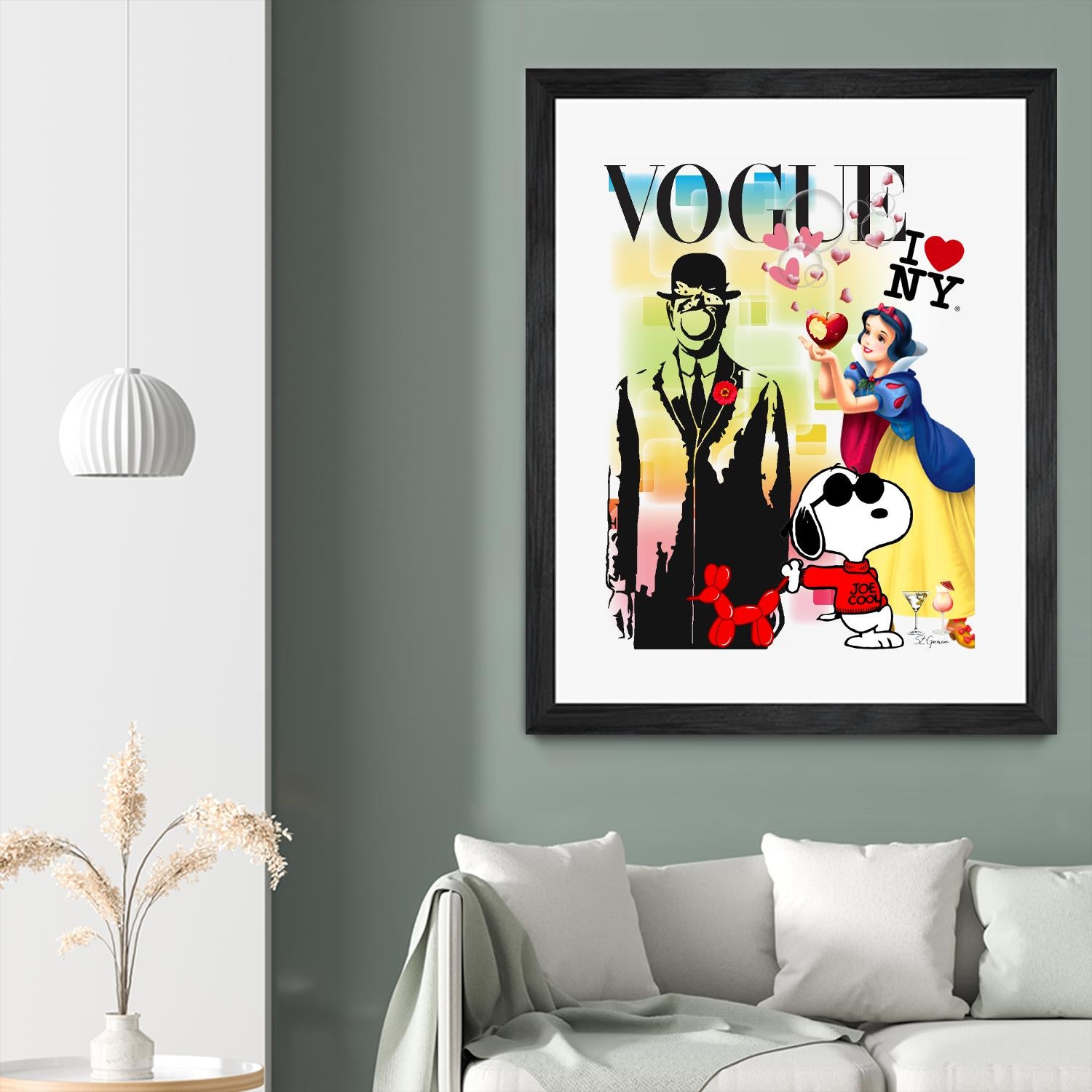 Be Cool by Carole St-Germain on GIANT ART - red digital