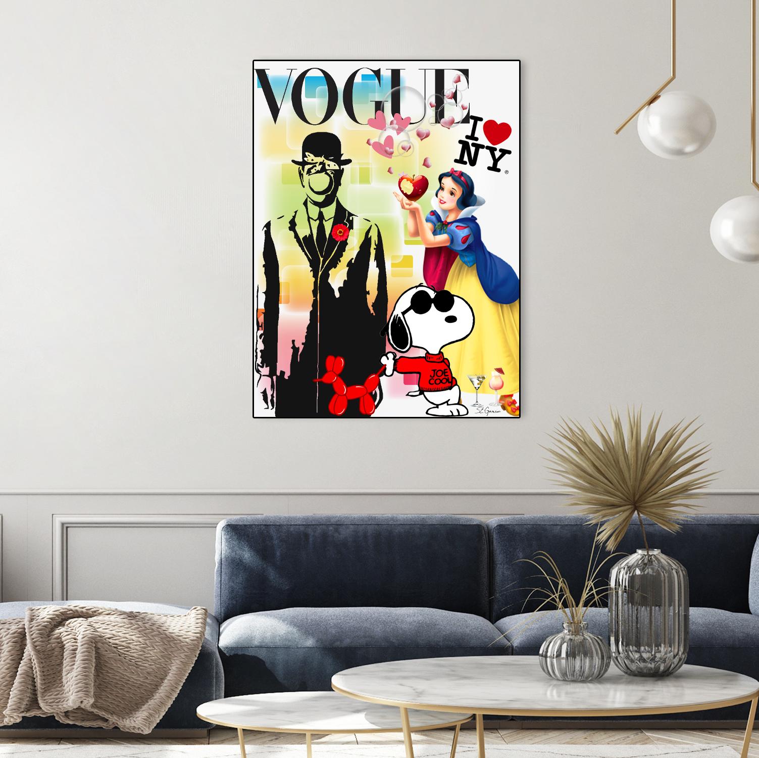 Be Cool by Carole St-Germain on GIANT ART - red digital snow white