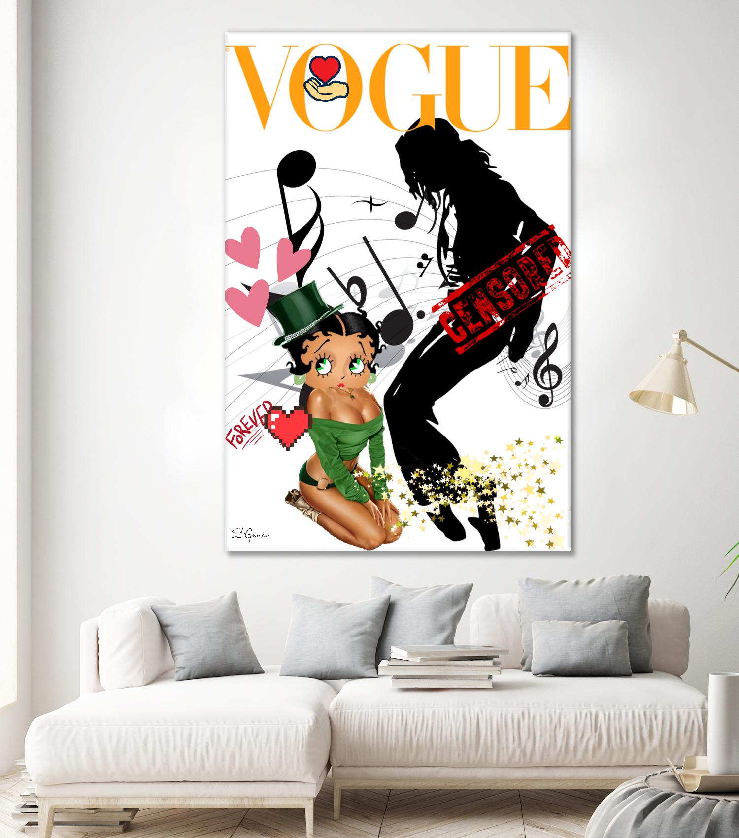 Censored by Carole St-Germain on GIANT ART - pink digital music