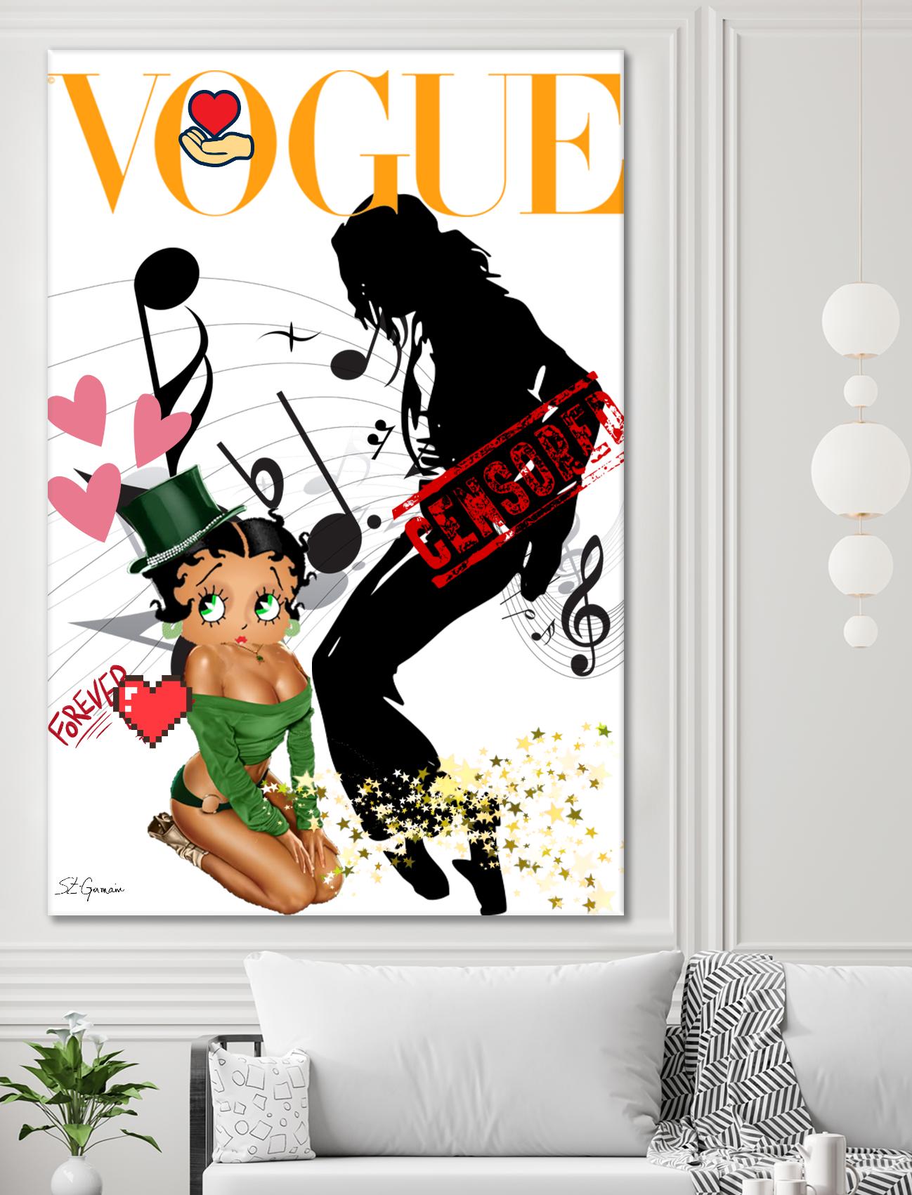 Censored by Carole St-Germain on GIANT ART - pink digital music